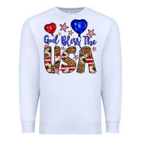 God Bless The Usa Premium Sweatshirt | Teevron