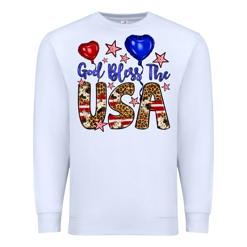 God Bless The Usa Premium Sweatshirt by Artiststas | Teevron