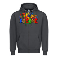 Smoke totally ausome autism Zipper Hoodie - Zillion Design Studio