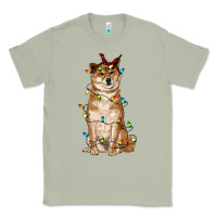 Matcha christmas lights shiba inu Classic Tee - RanaPortraitStore