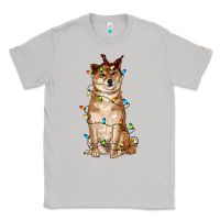 Moon Dust christmas lights shiba inu Classic Tee - RanaPortraitStore