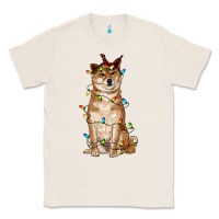 Natural christmas lights shiba inu Classic Tee - RanaPortraitStore