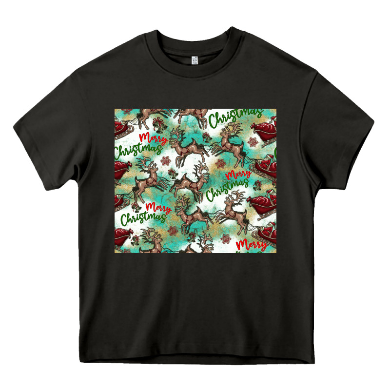 Christmas Magic Pattern Heavy Core Tee by CowhideDigitalArt | Teevron
