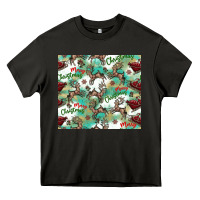 Asphalt christmas magic pattern Heavy Core Tee - CowhideDigitalArt
