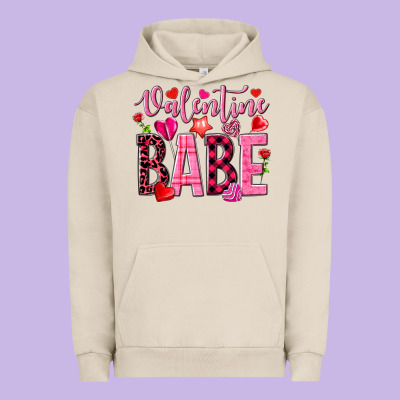 Valentine Babe Urban Hoodie Designed By Nancycooperartshop