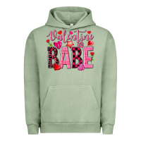 Pigment Oil Green valentine babe Urban Hoodie - NancyCooperArtShop
