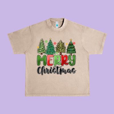 Urban Heavy Tee merry christmas trees