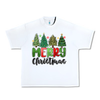 White merry christmas trees Urban Heavy Tee - MaliasSmallBusiness