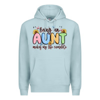Blue Mist being an aunt makes my life complete Premium Hoodie - MaliasSmallBusiness