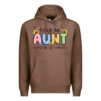 Chestnut being an aunt makes my life complete Premium Hoodie - MaliasSmallBusiness