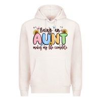 Pale Pink being an aunt makes my life complete Premium Hoodie - MaliasSmallBusiness
