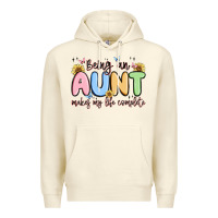 Sandshell being an aunt makes my life complete Premium Hoodie - MaliasSmallBusiness