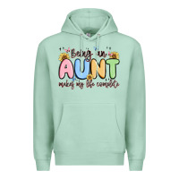 Seafoam being an aunt makes my life complete Premium Hoodie - MaliasSmallBusiness