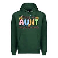 Sports Green being an aunt makes my life complete Premium Hoodie - MaliasSmallBusiness