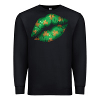 Black St. Patrick's Day Lip Premium Sweatshirt - Jasminsmagicworld