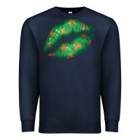 Navy St. Patrick's Day Lip Premium Sweatshirt - Jasminsmagicworld