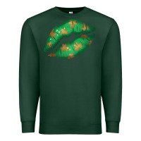 Sports Green St. Patrick's Day Lip Premium Sweatshirt - Jasminsmagicworld