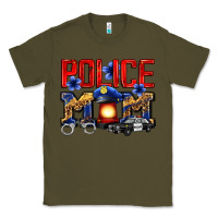 Army Green police mom Classic Tee - Zillion Design Studio