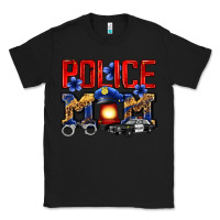 Black police mom Classic Tee - Zillion Design Studio