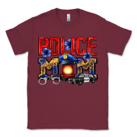 Burgundy police mom Classic Tee - Zillion Design Studio