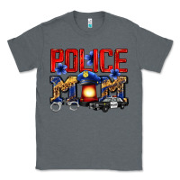 Charcoal Heather police mom Classic Tee - Zillion Design Studio