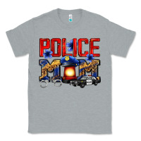 Heather Grey police mom Classic Tee - Zillion Design Studio