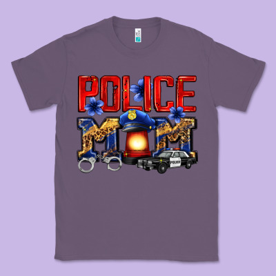 Police Mom Classic Tee Designed By Zillion Design Studio
