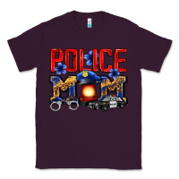 Plum police mom Classic Tee - Zillion Design Studio