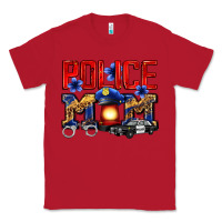 Red police mom Classic Tee - Zillion Design Studio