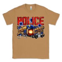 Toasted Coconut police mom Classic Tee - Zillion Design Studio
