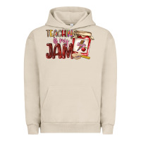 Pigment French Oak teaching is my jam Urban Hoodie - NancyCooperArtShop