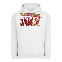 Pigment Lunar Rock teaching is my jam Urban Hoodie - NancyCooperArtShop