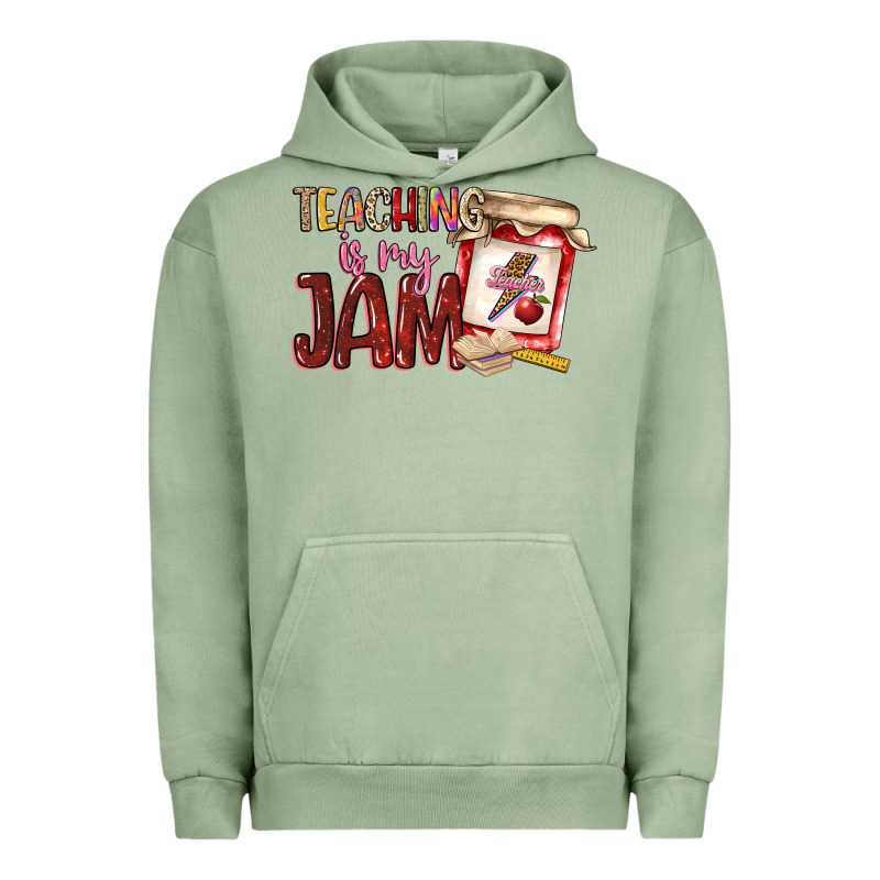 Teaching Is My Jam Urban Hoodie by NancyCooperArtShop | Teevron
