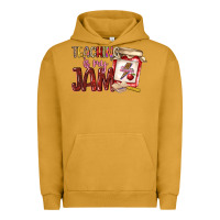 Pigment Peanut Butter teaching is my jam Urban Hoodie - NancyCooperArtShop