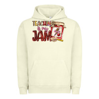 Pigment Pistachio teaching is my jam Urban Hoodie - NancyCooperArtShop