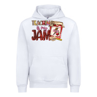 White teaching is my jam Urban Hoodie - NancyCooperArtShop