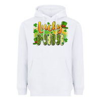 White lucky mini Heavyweight Hoodie - Artiststas