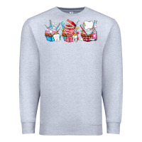 Heather Grey dental cupcakes Premium Sweatshirt - AdoDesignShop