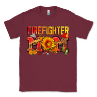 Burgundy firefighter mom Classic Tee - Zillion Design Studio