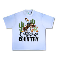 Grape Ice creepin it country rodeo Urban Heavy Tee - MaliasSmallBusiness