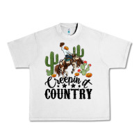 Lunar Rock creepin it country rodeo Urban Heavy Tee - MaliasSmallBusiness