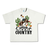 Pistachio creepin it country rodeo Urban Heavy Tee - MaliasSmallBusiness