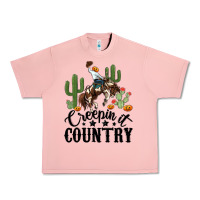 Salmon creepin it country rodeo Urban Heavy Tee - MaliasSmallBusiness