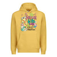 Antique Gold easter jesus fills my cup Premium Hoodie - MaliasSmallBusiness