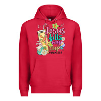 Cardinal easter jesus fills my cup Premium Hoodie - MaliasSmallBusiness