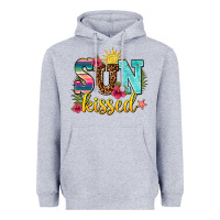 Heather Grey sun kissed Heavyweight Hoodie - AdoDesignShop