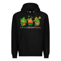 Black sweet st patricks day cupcake Premium Hoodie - AdoDesignShop
