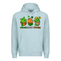 Blue Mist sweet st patricks day cupcake Premium Hoodie - AdoDesignShop