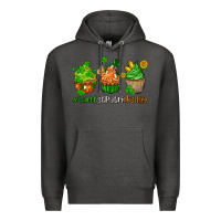 Charcoal Heather sweet st patricks day cupcake Premium Hoodie - AdoDesignShop
