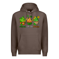 Coffee sweet st patricks day cupcake Premium Hoodie - AdoDesignShop